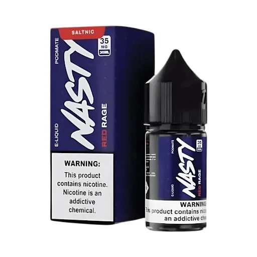 سالت نوشابه انرژی زا تمشک نستی (30میل) NASTY PODMATE RED RAGE