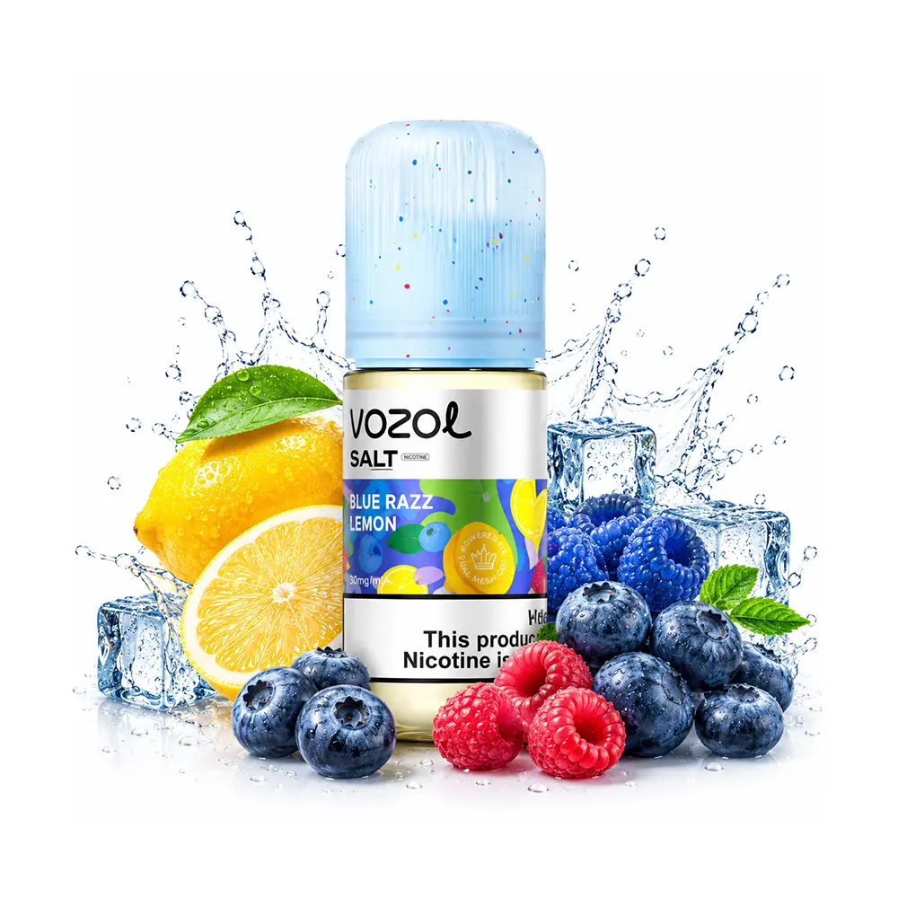 سالت بلوبری تمشک لیمو وزول (30میل) VOZOL BLUE RAZZ LEMON