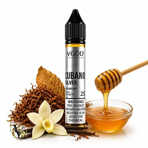 سالت نیکوتین تنباکو عسل کارامل ویگاد (30میل) VGOD CUBANO SILVER